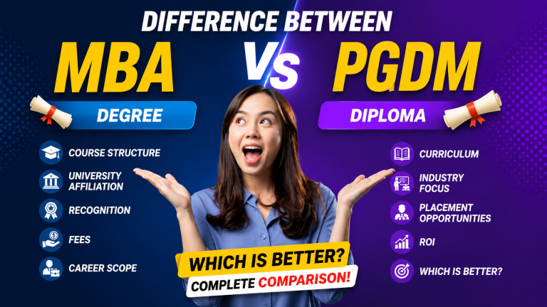 Diverse group of students in a business management class, symbolizing MBA and PGDM studies.